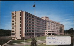 Veterans Administration Hospital, Madison, WI Postcard