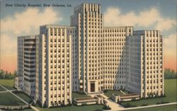 New Charity Hospital, New Orleans, LA Postcard