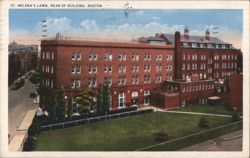 St. Helena's Lawn, Rear of Building Postcard
