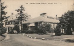 Leonard Morse Hospital, Natick Postcard