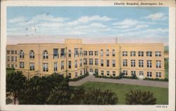 Charity Hospital, Shreveport, LA Postcard