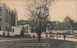 Veterans Administration Facility, Togus, Maine Postcard