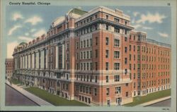 County Hospital Postcard