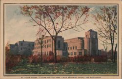 St. Pauls House, Home for the Aged, Chapel, Auditorium Postcard