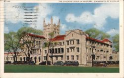 Chicago Lying-In Hospital, University of Chicago Postcard