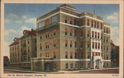 St. Mary's Hospital, Decatur, Illinois Postcard