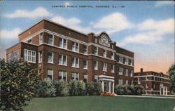 Kewanee Public Hospital Postcard