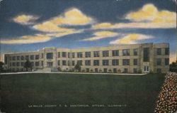 La Salle County T. B. Sanitarium, Ottawa, Illinois Postcard