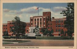 Medical Infirmary, Uncas-on-Thames Postcard