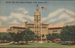The Pratt General Hospital, Coral Gables Postcard