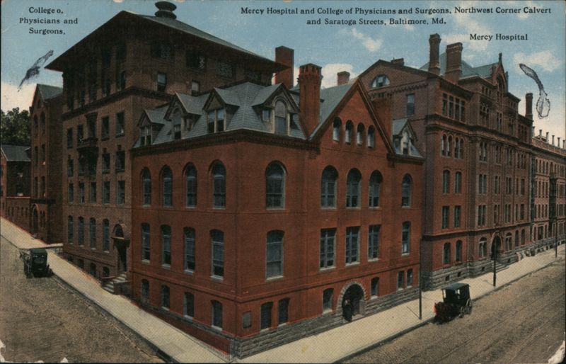 Mercy Hospital & College of Physicians & Surgeons Baltimore Maryland