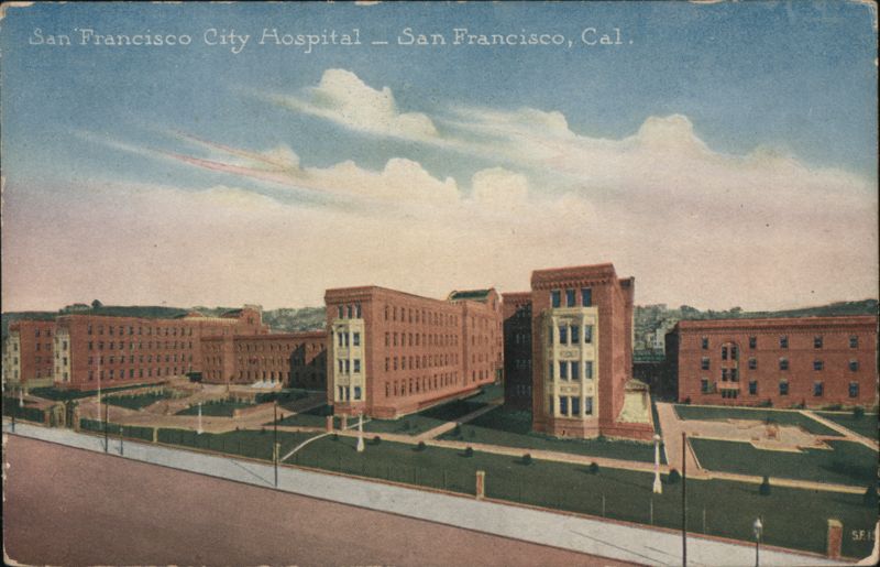 San Francisco City Hospital - Large Building Complex California