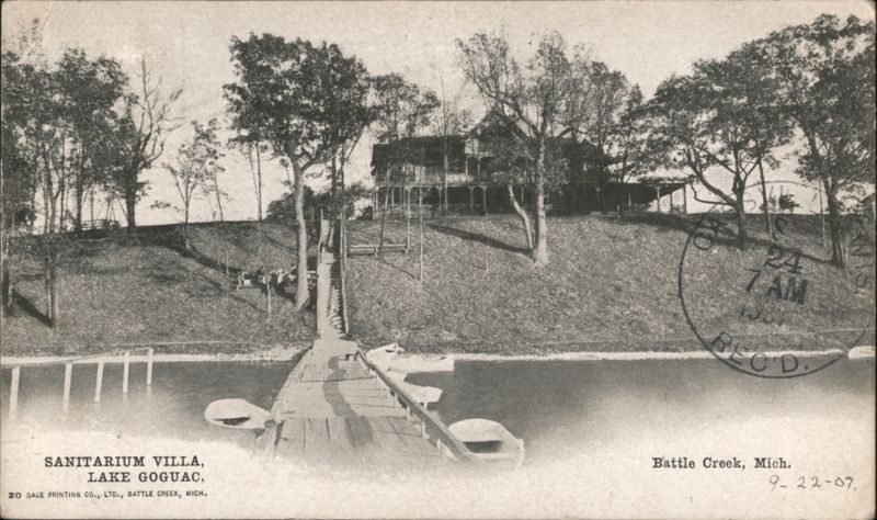 Sanitarium Villa, Lake Goguac - Battle Creek Michigan