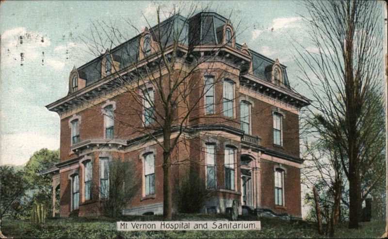 Mt. Vernon Hospital and Sanitarium Mount Vernon Ohio