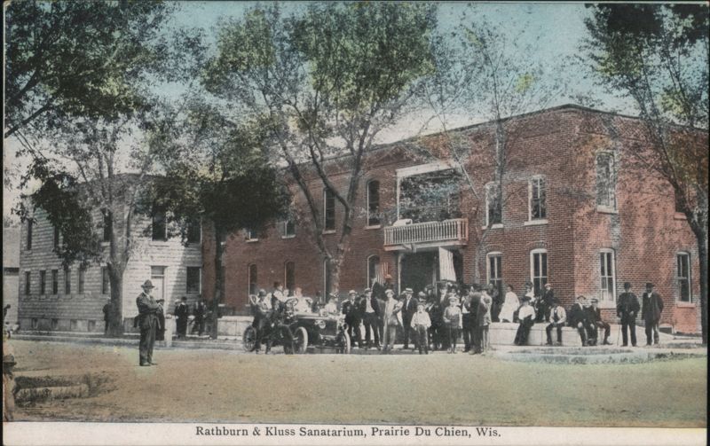 Rathburn & Kluss Sanatarium Prairie Du Chien Wisconsin