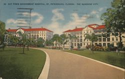 Bay Pines Government Hospital, St. Petersburg, FL Postcard