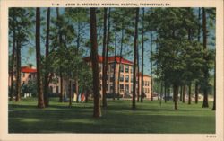 John D. Archbold Memorial Hospital, Thomasville Postcard