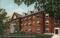 Culver Hospital and Laboratories Postcard