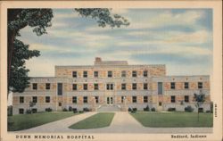 Dunn Memorial Hospital - 65 Bed General Hospital Postcard