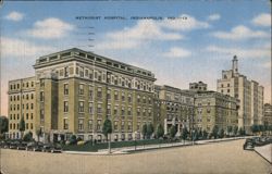 Methodist Hospital, Indianapolis, Indiana Postcard