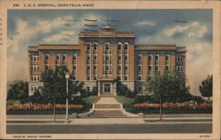 L. D. S. Hospital, Idaho Falls Postcard