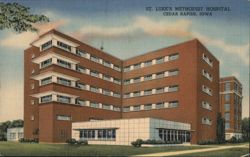 St. Luke's Methodist Hospital, Cedar Rapids Postcard