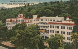 St. Helena Sanitarium & Hospital Original Building Postcard