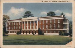Druid City Hospital, Tuscaloosa Postcard