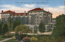 Battle Creek Sanitarium, Main Building Postcard