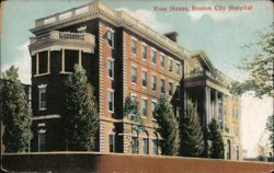 Vose House, Boston City Hospital Postcard