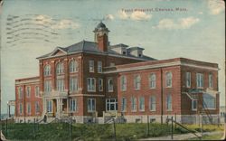 Frost Hospital, Chelsea, Mass. Postcard