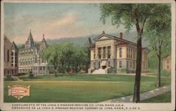 McGill University Campus, Montreal, Compliments of Lydia E. Pinkham Medicine Co. Postcard