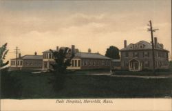 Hale Hospital, Haverhill, MA Postcard