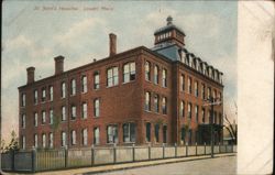 St. John's Hospital, Lowell, MA Postcard