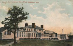 Lakeville State Sanitarium, Men's Ward, Middleboro, MA Postcard