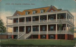 City Hospital, Oskaloosa, Iowa Postcard