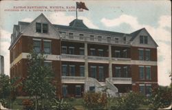 Kansas Sanitarium, Wichita, KS 1908 Postcard