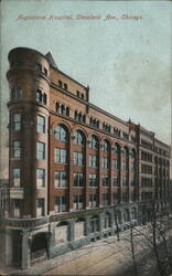 Augustana Hospital, Cleveland Ave., Chicago Postcard