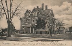 Monmouth Hospital - Monmouth, Illinois Postcard