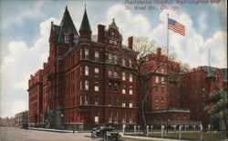 Presbyterian Hospital, West Congress near So. Wood Sts. Postcard