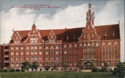 St. Anthony Hospital, W. 19th St. and Marshall Blvd. Postcard