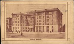 Wesley Hospital, Chicago Postcard
