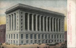 New Court House, Chicago - Erected 1907 Postcard