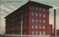 Steel Company's Hospital Gary, Indiana Postcard
