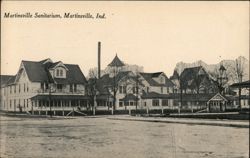 Martinsville Sanitarium, Martinsville, Indiana Postcard