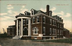 Vigo County Orphan Home, Terre Haute Postcard