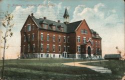 St. Anthony's Hospital, Carroll, Iowa Postcard