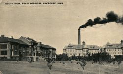 South View, State Hospital, Cherokee, Iowa Postcard