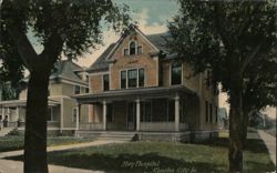 May Hospital Charles City IA Postcard