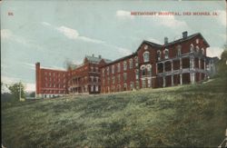 Methodist Hospital Building Postcard